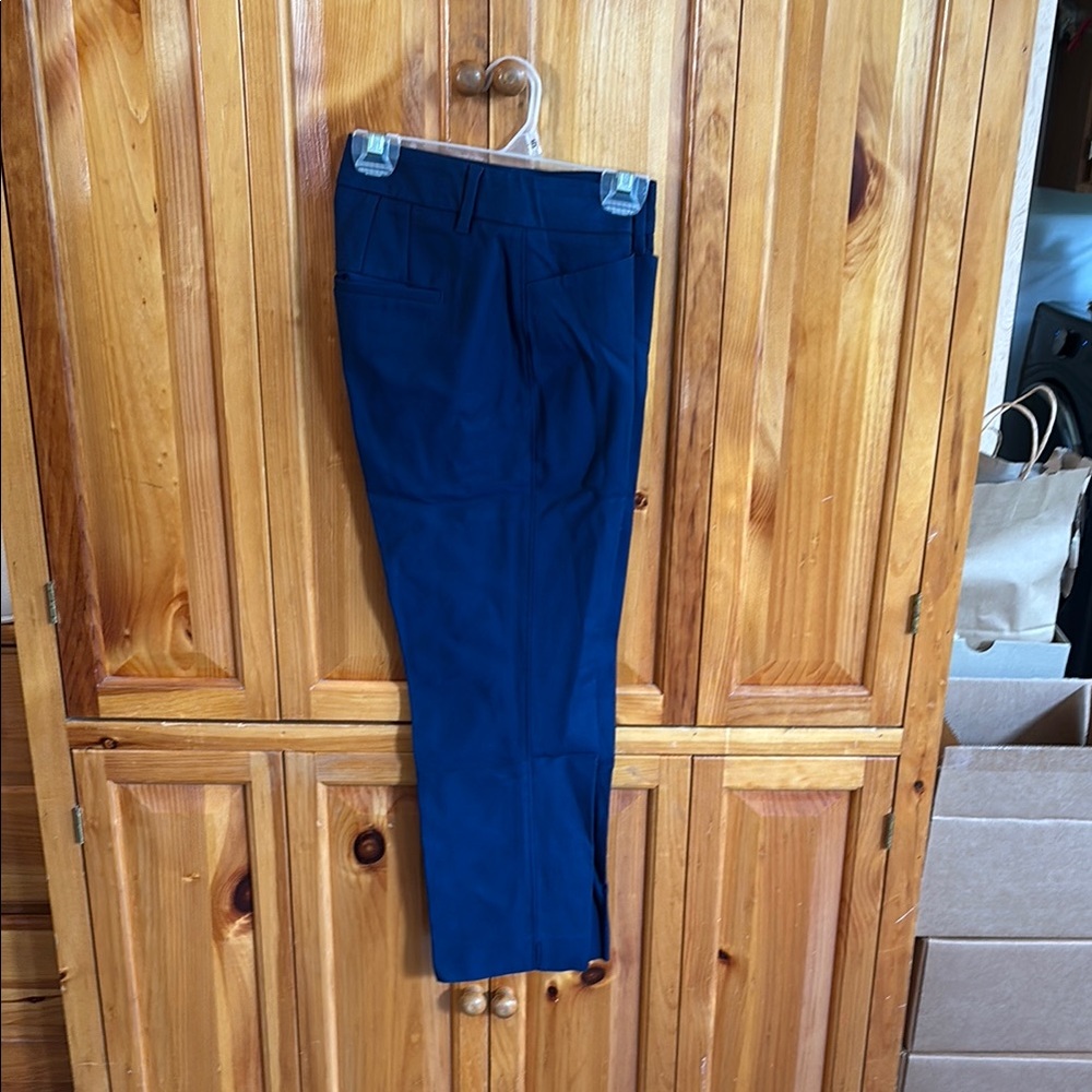 WHBM Cropped Blue Pants